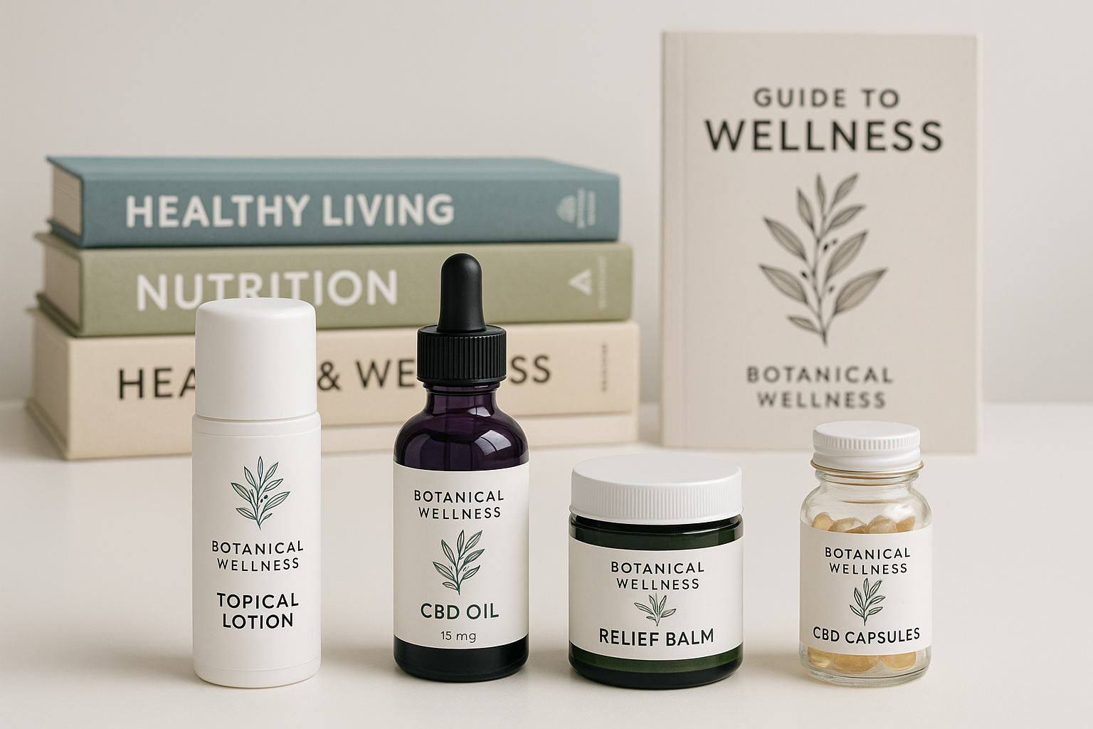 books and cannabis product line 